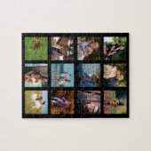 Family Photo Collage Portraits Legpuzzel (Horizontaal)