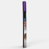 Family Photo Collage purple  4 Picture Case-Mate iPhone Case (Achterkant/rechts)