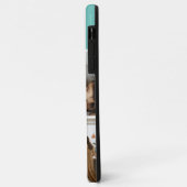 Family Photo Collage Teal 4 Picture Case-Mate iPhone Case (Achterkant/links)