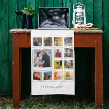 Family Photo Collage White