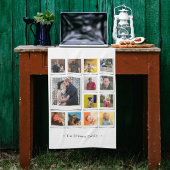 Family Photo Collage White Theedoek