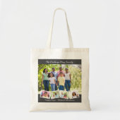 Family Photo Collage with ZigZag Photo Strip Tote Bag (Voorkant)