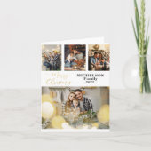 Family Photo Custom Kerstmis Wenskaart Feestdagen Kaart (Voorkant)