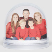 FAMILY PHOTO CUSTOM SNOW GLOBE SNEEUWBOL (Voorkant)