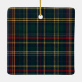 Family Photo Elegant Christmas Plaid Ornament (Achterkant)