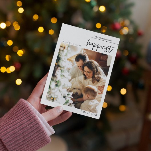 Family Photo Happy Holiday