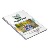Family Photo Hearts Personalized Prayer Journal Notitieboek (Rechterzijde)