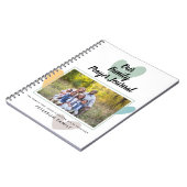 Family Photo Hearts Personalized Prayer Journal Notitieboek (Linkerzijde)
