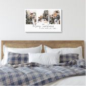 Family Photo Merry kerst Canvas Afdruk (Insitu (Slaapkamer))