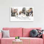 Family Photo Merry kerst Canvas Afdruk (Insitu (Woonkamer))