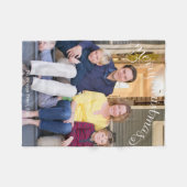 Family Photo Merry kerst Fleece Deken (Voorkant (Horizontaal))