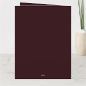 Family Photo Merry kerst Kaart (Achterkant)