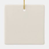 Family Photo Merry kerstOrnament Keramisch Ornament (Achterkant)