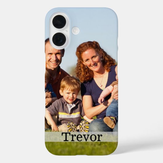 Family Photo Mobile Phone Case (Achterkant)