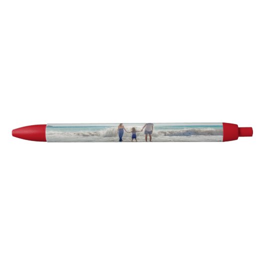 Family Photo Modern Zwarte Inkt Pen (Voorkant)