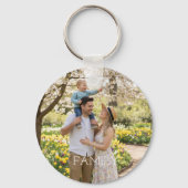 Family Photo & Quote Keychain - Cherished Keepsake (Voorkant)