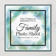 Family Photo Shoot Invitation
