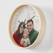❄️ Family Photo Wall Clock — Holiday Decor ❄️ (Hoek)