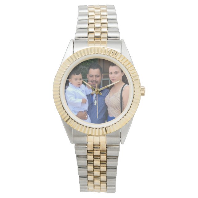 Family Photo Watch Horloge (Voorkant)