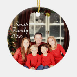 Family Photograph Tree Ornament