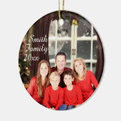 Family Photograph Tree Ornament (Links)