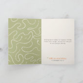 Family Portrait Photo Retro Christmas Folded Feestdagen Kaart (Binnen)