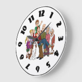 Family Portret Clock Grote Klok (Hoek)