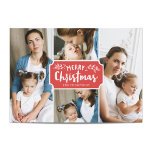 Family Portret Holiday 4-fotokaart Feestdagenkaart<br><div class="desc">Foto © Alagich Katya: www.flickr.com/people/katya_alagich/ en verstrekt door Creative Commons: https://creativecommons.org/licenses/by/2.0/</div>