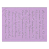 Family Prayer Tablecloth Tafelkleed (Voorkant (Horizontaal))