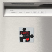 Family Puzzle Magneet (Insitu (Vaatwasser))