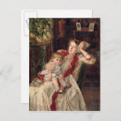 Family Quarrel, 1890 Briefkaart (Voorkant / Achterkant)