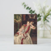 Family Quarrel, 1890 Briefkaart (Staand voorkant)