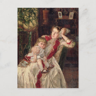Family Quarrel, 1890 Briefkaart