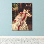 Family Quarrel, 1890 Canvas Afdruk (Insitu (Houten vloer))