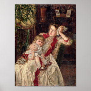 Family Quarrel, 1890 Poster