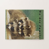 Family Racoon Puzzle Legpuzzel (Horizontaal)