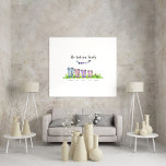Family rain boot personalised elegant gift poster<br><div class="desc">Family rain boot,  wellington cute funny personalised elegant familiy gift. Ideal fathers day,  Mothers day,  verjaarary,  new home,  birthdawday of Christmas gift. Dad,  Mom,  daughter and pet. design. Other Combinations available.</div>