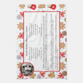 Family Recipe Holiday Baking Kerstkoekjes Theedoek (Verticaal)