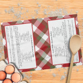 Family Recipe Keepomwille Red Green Play Holiday Theedoek