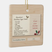 Family Recipe Keepsake Ornament 2025 (Rechts)