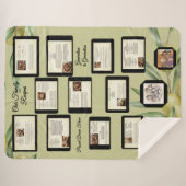 Family Recipe Keepsake Sherpa Deken (Voorkant (horizontaal))
