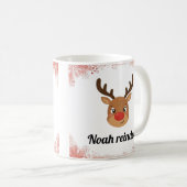 Family Reindeer Matching Mugs Koffiemok (Voorkant rechts)
