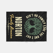 Family Reunion 2025 Matching Design - Norton Fleece Deken (Voorkant (Horizontaal))