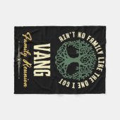 Family Reunion 2025 Matching Design - Vang Fleece Deken (Voorkant (Horizontaal))