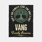Family Reunion 2025 Matching Design - Vang Fleece Deken (Voorkant)