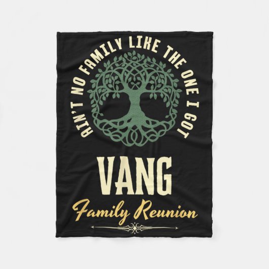 Family Reunion 2025 Matching Design - Vang Fleece Deken (Voorkant)