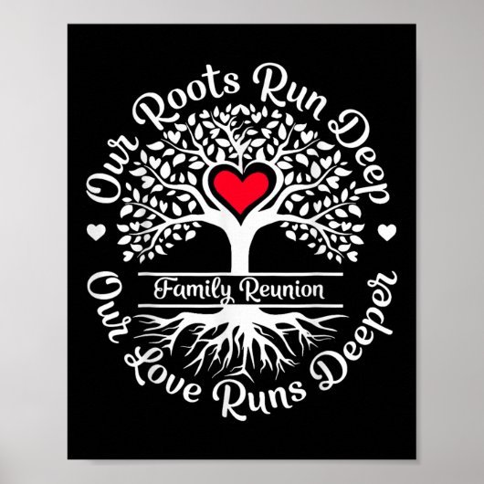Family Reunion 2025 Our Roots Run Deep Our Love Ru Poster (Voorkant)
