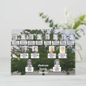 Family Reunion 3 Generation Summertime Boom Kaart (Staand voorkant)