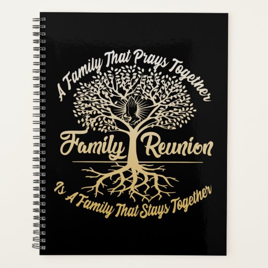 Family Reunion A Family Prays Together Planner (Voorkant)