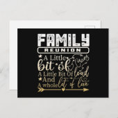 Family Reunion A Little Bit Of Crazy Briefkaart (Voorkant / Achterkant)